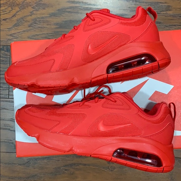 NIKE men’s AIR MAX 200 University Red - Picture 2 of 16